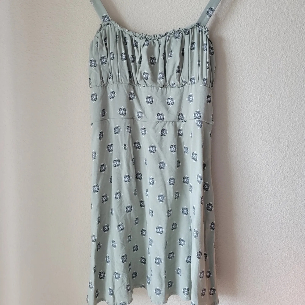 Green summer dress